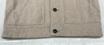 桃太郎ジーンズ MOMOTARO JEANS TRUCKER JACKET トラッカージャケット トラッカーシャツ  リネン 麻 フロントボタン BEIGE G320191 SIZE40 ジャケット 無地 ベージュ 104MT-684