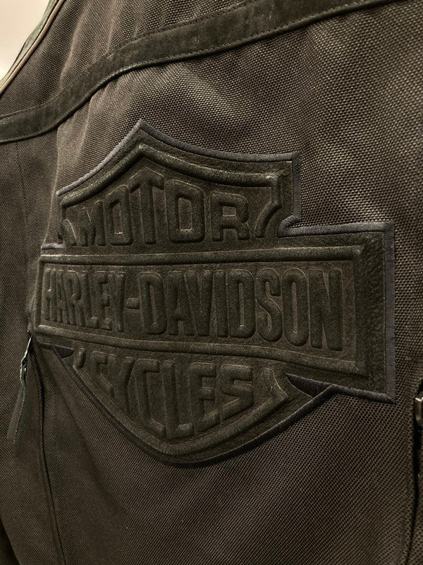 ハーレーダビッドソン Harley-Davidson RIDING GEAR ライディングギア ライディングジャケット バイカー 黒 ロゴ プロテクター 98356-11VM ジャケット ブラック Sサイズ 101MT-3059