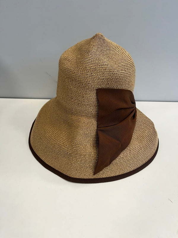 アシーナニューヨーク Athena New York リボン ハット 茶 A0327PHT172 帽子 レディース帽子 麦わら帽子 ブラウン 101hat-150