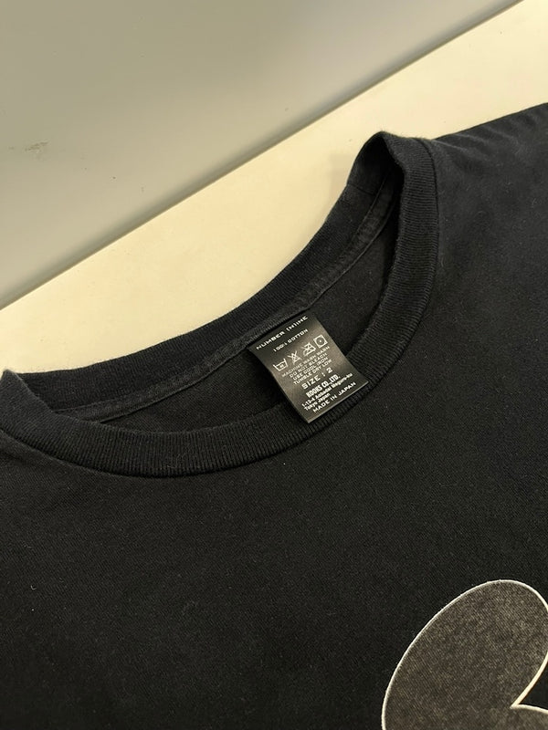 ナンバーナイン NUMBER (N)INE ×Disney ディズニー 復刻キャラクターTシャツ ミッキー 黒 11330456 サイズ2 Tシャツ ブラック 101MT-4638