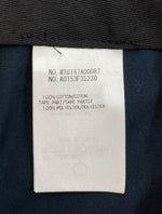 トムブラウン THOM BROWNE NEW YORK TWILL CHINO TROUSERS ツイル チノ トラウザー トリコロール ジップフライ ズボン パンツ 紺 無地 MTU187A-00087 チノパン ネイビー Lサイズ 104MB-138