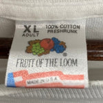 【曜日割引対象外】 US古着 90’s 90s 90年代 マルボロ Marlboro FRUIT OF THE LOOM ポケット Tシャツ ホワイト XLサイズ 201MT-3628 VB