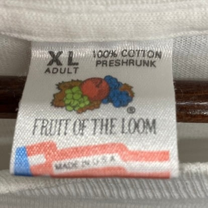 【曜日割引対象外】 US古着 90’s 90s 90年代 マルボロ Marlboro FRUIT OF THE LOOM ポケット Tシャツ ホワイト XLサイズ 201MT-3628 VB