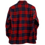 【曜日割引対象外】 ペンドルトン PENDLETON 60's ボードシャツ ウール オープンカラーシャツ 長袖シャツ レッド Mサイズ 201MT-4759 VB