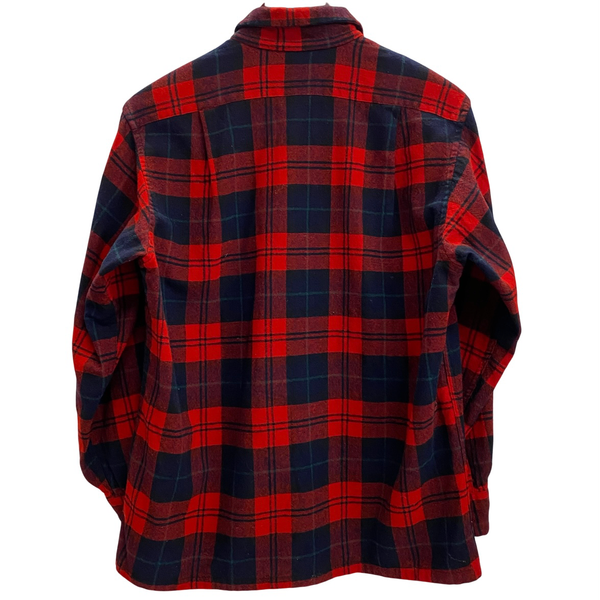 【曜日割引対象外】 ペンドルトン PENDLETON 60's ボードシャツ ウール オープンカラーシャツ 長袖シャツ レッド Mサイズ 201MT-4759 VB