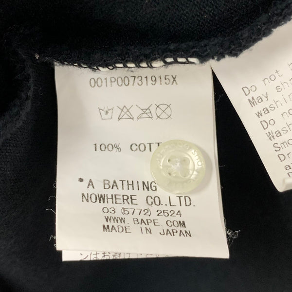 アベイシングエイプ A BATHING APE プレイボーイ play boy ポロシャツ コラボ 半袖シャツ ブラック Lサイズ 201MT-4313