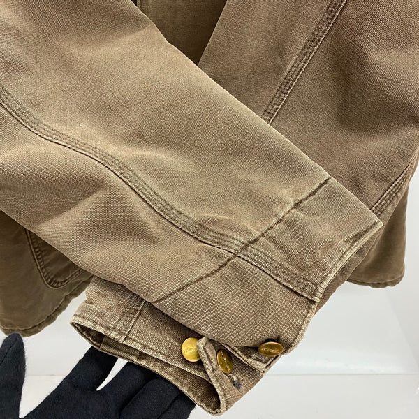 【曜日割引対象外】 カーハート Carhartt 90's ミシガンチョアコート USA製 ジャケット ブラウン XLサイズ 201MT-4783 VB