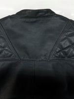 ルイスレザー Lewis Leathers MONZA モンザ DOUBLE RIDERS JACKET ダブル ライダース ジャケット ジップアップ バイカー アウター 紺 ジャケット ロゴ ネイビー 104MT-2225