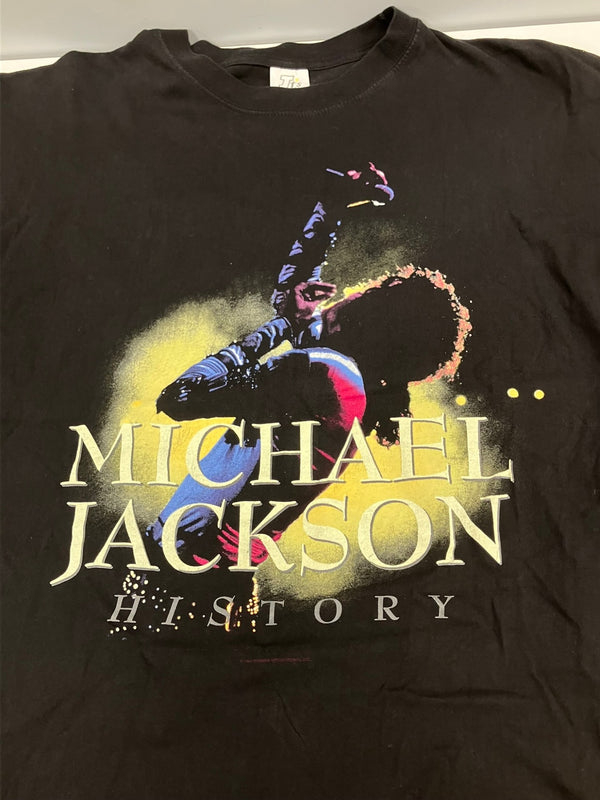 ヴィンテージ vintage 90’s 90年代 MICHAEL JACKSON HISORY  KING OF POP マイケルジャクソン VINTAGE ヴィンテージ XL Tシャツ ブラック LLサイズ 101MT-5060