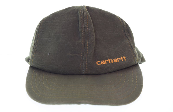 カーハート Carhartt 90s USA製 ロゴ キャップ 帽子 帽子 メンズ帽子 キャップ グリーン 103H-73