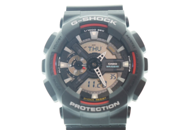 ジーショック G-SHOCK CASIO カシオ アイコニックスタイルズ樹脂バンド 腕時計 GA-110RL メンズ腕時計ブラック 103T-59