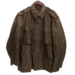 【曜日割引対象外】 ミリタリー MILITARY 50's 60's US.ARMY M-51 フィールドジャケット 後染め ジャケット ブラウン Lサイズ 201MT-4628 VB
