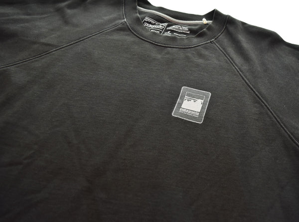 パタゴニア PATAGONIA ALPINE ICON REGENERATIVE ORGANIC PILOT COTTON CREW SWEATSHIRTスウェットシャツ 39613 スウェット ブラック LLサイズ 103MT-3433