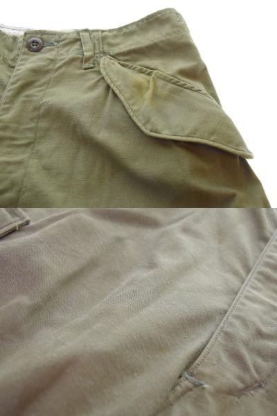 ミリタリー Military 70s USARMY M-65 70's アメリカ軍 片爪TALON 8415-782-2951 カーゴパンツ カーキ S-R 103MB-544