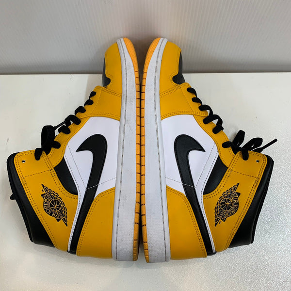 ナイキ NIKE AIR JORDAN 1 MID Taxi 554724-701 メンズ靴 スニーカー イエロー 29.0cmサイズ 201-shoes1082