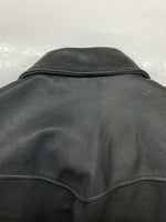 ショット SCHOTT LEATHER JACKET レザー ジャケット CLASSIC RACER シングルライダース バイカー 星 USA製 黄 黒 3181012 ジャケット ロゴ ブラック Lサイズ 104MT-905