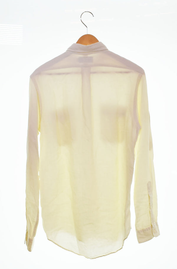 ラルフローレン RalphLauren 90s 90's Polo by Ralph Lauren LINEN×SILK リネン シルク シャツL/S White 長袖シャツ ホワイト Sサイズ 103MT-2675