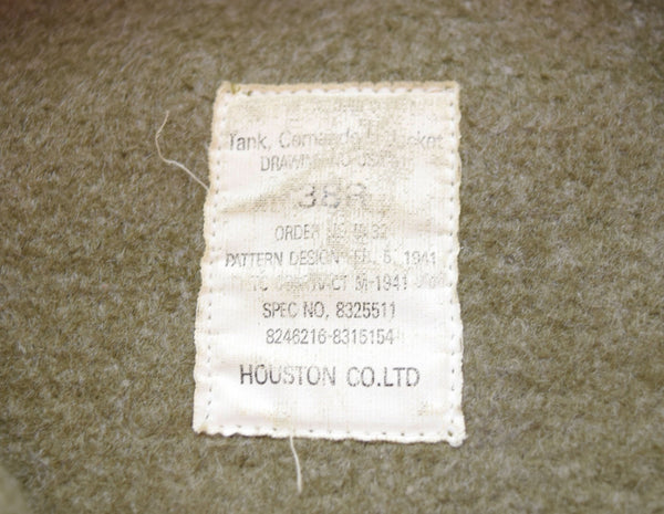 ヒューストン HOUSTON Tank Comanders Jacket タンカースジャケット 8325511 38 ジャケット ブラウン 103MT-2524