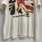 【曜日割引対象外】 ヴィンテージ vintage 80's THE WHO The Kids Are Alright Tour 1989 Hanes USA製 Tシャツ ホワイト XLサイズ 201MT-4592 VB