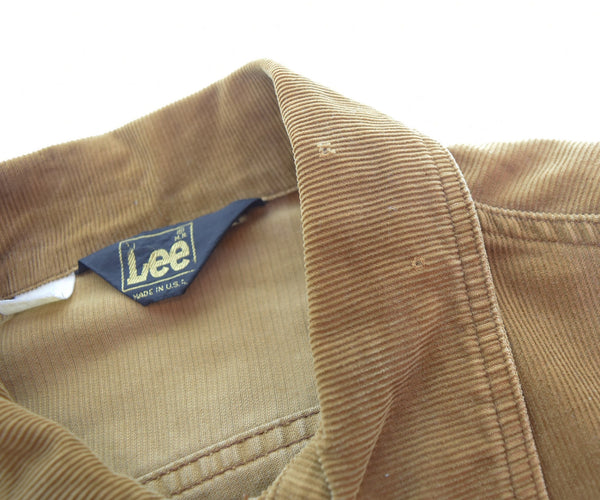 リー Lee 70s70年代 ビンテージ コーデュロイ トラッカー ジャケット ブルゾン ジャケット ブラウン 103MT-3276