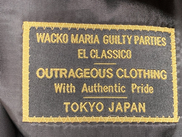 ワコマリア WACKO MARIA GUILTY PARTIES ギルティ パーティーズ UNCONSTRUCTED JACKET テーラード ジャケット BORDEAUX ボルドー えんじ 赤 ジャケット 無地 ワインレッド Lサイズ 104MT-471