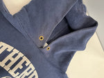 チャンピオン Champion 90s～ ヴィンテージ vintage 刺繍タグ リバースウィーブ REVERSE WEAVE US古着 サッカー 3段プリント パーカ ネイビー Lサイズ 101MT-4159