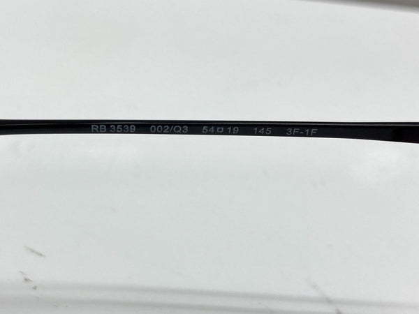 レイバン Ray-Ban ERIKA METAL エリカ メタル EVOLVE アイウェア 眼鏡 黒 RB 3539 眼鏡・サングラス サングラス ロゴ ブラック 104G-41