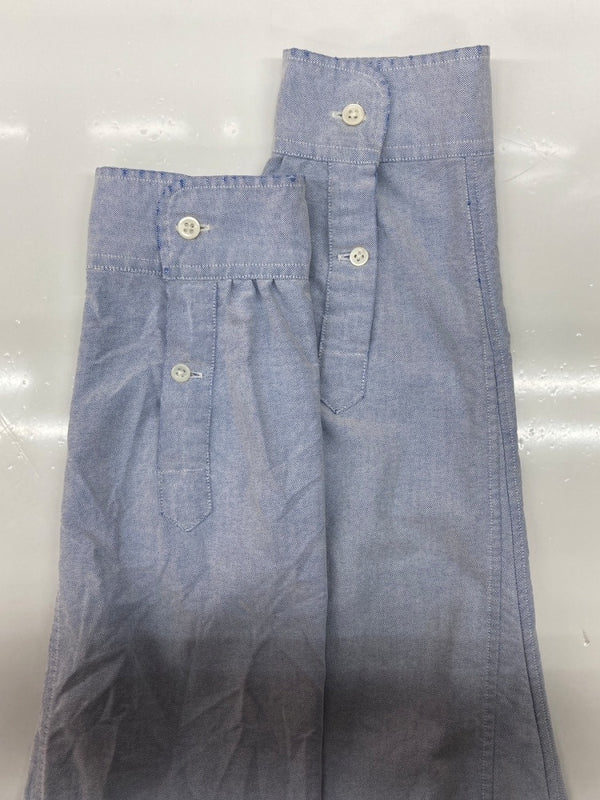 ダブルアールエル RRL BUTTONDOWN OXFORD SHIRT ボタンダウン オックスフォード シャツ 長袖 インパクト21 Ralph Lauren 青 HS-RL-HM-4684 長袖シャツ 無地 ブルー Mサイズ 104MT-2248