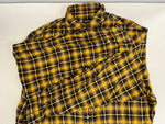 アンダーカバーイズム Undercoverism 切替チェック長袖シャツ 黄 UI1B4401 サイズ4 長袖シャツ イエロー 101MT-4854