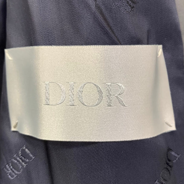 ディオール・オム DIOR HOMME 22SS バックロゴ フーデッドパーカ  コート グレー 46サイズ 201MT-3445