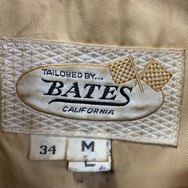 【曜日割引対象外】 ヴィンテージ vintage 60's BATES 34サイズ レザー ジャケット ブラウン 201LT-405 VB