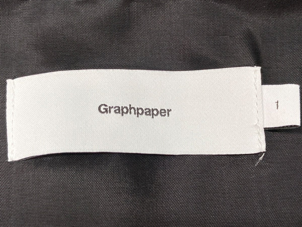 グラフペーパー Graphpaper ONLY ARK 別注 Scale Off Wool Stand Collar Blouson カラー ブルゾン 黒 GM243-30336CA SIZE 1 ジャケット 無地 ブラック 104MT-1566
