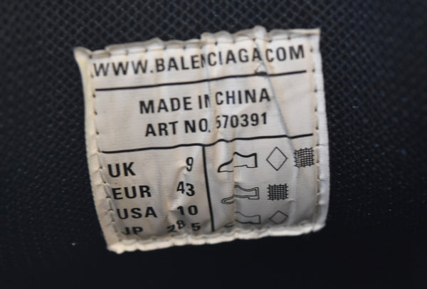 バレンシアガ BALENCIAGA TRACK TRAINERS ローカットスニーカー 570391 メンズ靴 スニーカー ブラック 28.5cm 103S-1340