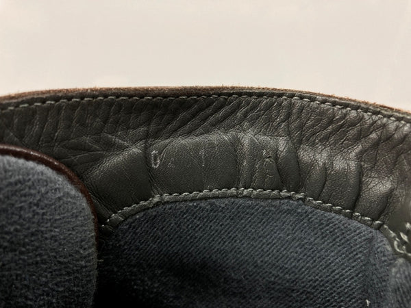 ミュウミュウ miu miu CALZATURE UOMO BOOTS レザー ブーツ バンダル レースアップ アーカイブ シューズ 茶 メンズ靴 ブーツ その他 ブラウン サイズ 7 1/2 104S-799