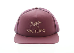 アークテリクス ARC'TERYX Logo Trucker Flat ロゴ トラッカー フラット キャップ メッシュキャップ 28595-133198 帽子 メンズ帽子 キャップ ワインレッド 103H-40