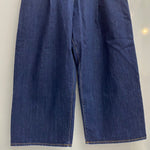 【曜日割引対象外】 リーバイス Levi's WIDE PLEAT CROP バギー ワイドパンツ blue tab デニム ブルー W32サイズ 201MB-856 VB