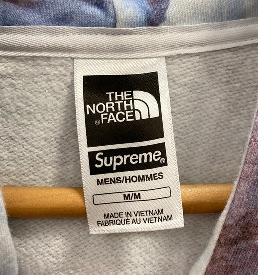 シュプリーム SUPREME ノースフェイス THE NORTH FACE アイス クライム フーデッド スウェット パーカー NT12100I パーカ ブルー Mサイズ 101MT-3054