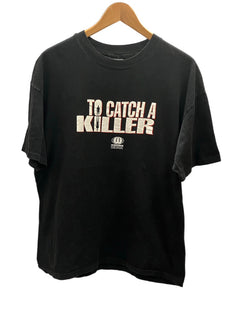 ヴィンテージ Vintage 90s 90's Hanes To Catch a Killer 殺人犯を捜せ 映画 ムービーＴ 袖裾シングルステッチ USA製 MADE IN USA XL Tシャツ プリント ブラック LLサイズ 101MT-2538