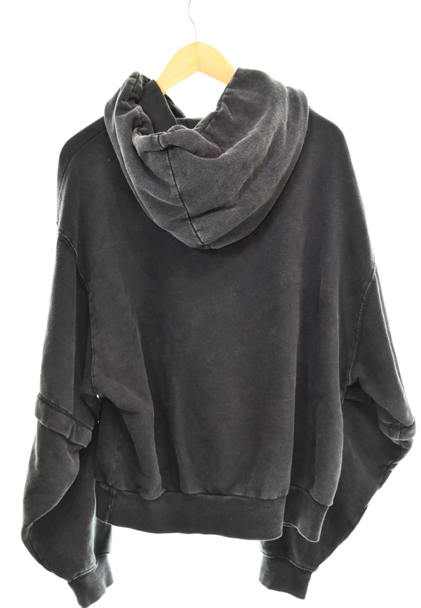 グランシー GRANCY HeavyWeight ZipDesign Hoodie ヘビーウェイト ジップデザイン フーディー パーカ ブラック Sサイズ 103MT-3165