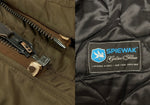 スピワック SPIEWAK Golden Fleece N-3B FLIGHT JACKET フライト ジャケット ミリタリー ジップアップ ファー USA製 アウター 緑 1N3BFC サイズ 36 ジャケット 無地 グリーン 104MT-1867