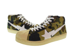 アベイシングエイプ A BATHING APE  SKULL STA HI スカルスタ ハイ キャンバス メンズ靴 スニーカー マルチカラー 29cm 103S-956