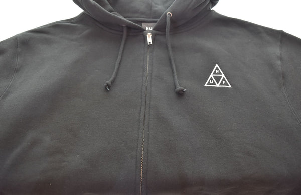 ハフ HUF Set F/Z Hooded Sweater フーデッド スウェット フルジップ パーカー PF00697 パーカ ブラック Lサイズ 103MT-2685