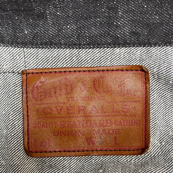 【曜日割引対象外】 ゴールド GOLD 東洋エンタープライズ 大戦モデル デニムジャケット ジャケット ブラック 40サイズ 201MT-3849 VB