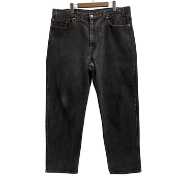 【曜日割引対象外】 リーバイス Levi's 550 後染め 赤文字 内タグ無し デニム ブラック W40 L30サイズ 201MB-1214 VB