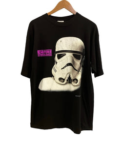 ヴィンテージ vintage 90's 90年代 STAR WARS Stormtrooper THE EMPIRE STRIKES BACK PEPSI協賛 スターウォーズ ストームトルーパー 映画 ムービー - Tシャツ ブラック 101MT-4219
