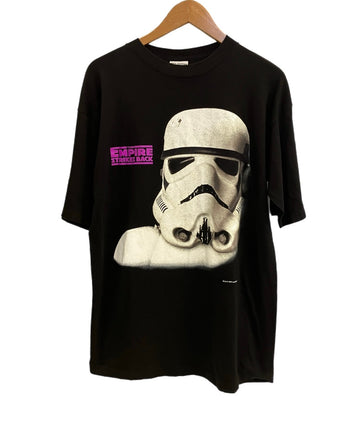 ヴィンテージ vintage 90's 90年代 STAR WARS Stormtrooper THE EMPIRE STRIKES BACK PEPSI協賛 スターウォーズ ストームトルーパー 映画 ムービー - Tシャツ ブラック 101MT-4219