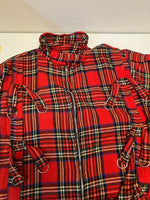 Artificial Eye  70's~80’s 70~80年代 Dリング パラシュートジャケット punk ロンドン UK タータンチェック パンクロック 当時物 VINTAGE ヴィンテージ - ジャケット 101MT-4620