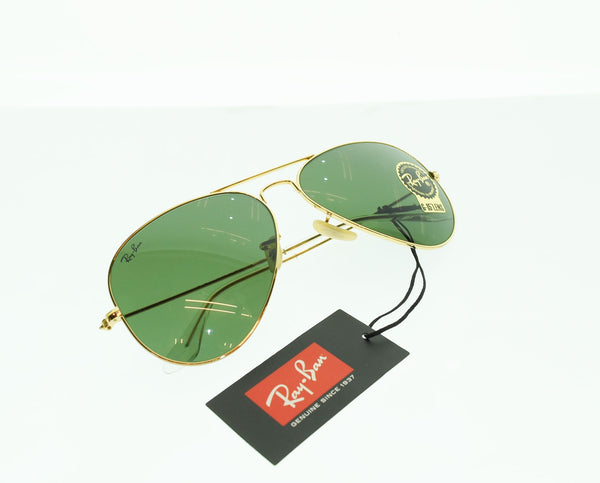 レイバン Ray-Ban AVIATOR LARGE METAL CLASSIC アビエータ クラシック G-15 Lens レンズ グリーン 58□14  RB3025 眼鏡・サングラス 眼鏡 ゴールド 103G-143