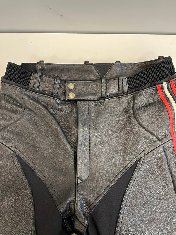 シンプソン SIMPSON 本皮 レザーパンツ バイカーパンツ ツーリング バイク用品 黒  ボトムスその他 ブラック Lサイズ 101MB-777