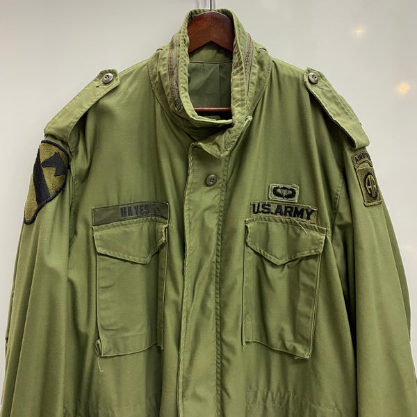 【曜日割引対象外】 ミリタリー MILITARY 80's US.ARMY M-65 フィールドジャケット ジャケット カーキ Sサイズ 201MT-4630 VB